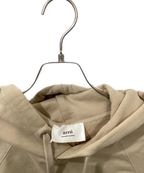 AMI PARIS（アミ パリス）AMI PARIS (アミ パリス) ハートロゴパーカー ベージュ サイズ:Mの古着・服飾アイテム