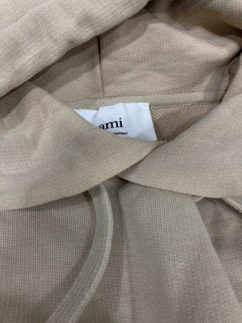 AMI PARIS（アミ パリス）AMI PARIS (アミ パリス) ハートロゴパーカー ベージュ サイズ:Mの古着・服飾アイテム