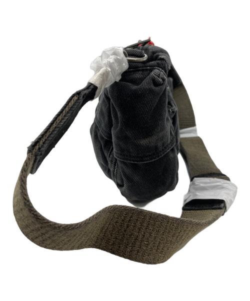 DIESEL（ディーゼル）DIESEL (ディーゼル) MULTI-POCKET SHOULDER BAG/マルチポケット ショルダーバッグ ダークウォッシュドデニム ブラック サイズ:- 未使用品の古着・服飾アイテム