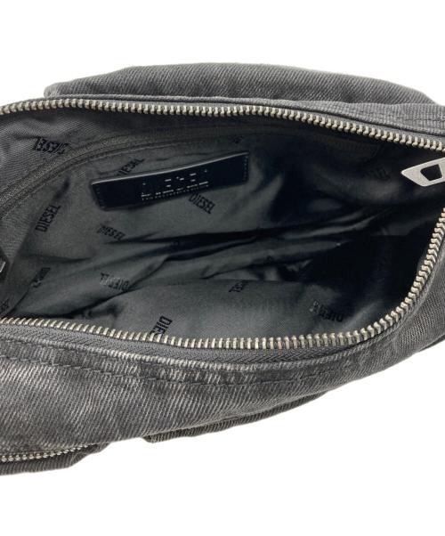 DIESEL（ディーゼル）DIESEL (ディーゼル) MULTI-POCKET SHOULDER BAG/マルチポケット ショルダーバッグ ダークウォッシュドデニム ブラック サイズ:- 未使用品の古着・服飾アイテム