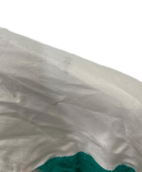 adidas（アディダス）adidas (アディダス) 90s スウィッチングカラーナイロンジャケット ホワイト×グリーン×ネイビー サイズ:Lの古着・服飾アイテム