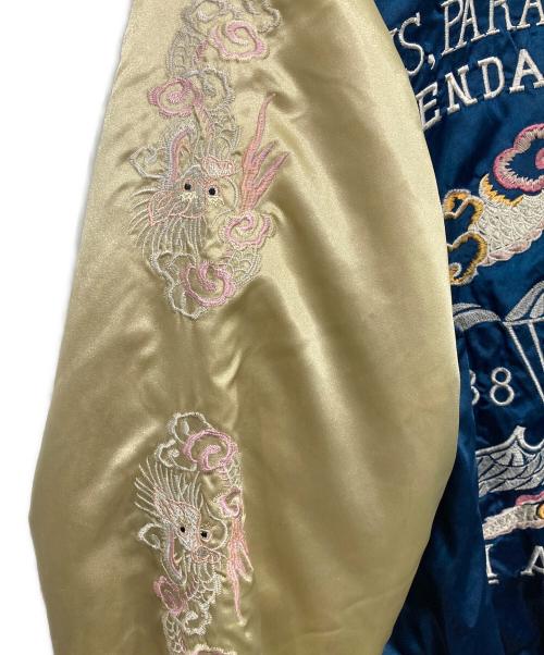 shoot one（シュート ワン）shoot one (シュート ワン) スカジャン ブルー サイズ:Mの古着・服飾アイテム