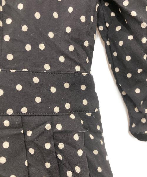 SINME（シンメ）SINME (シンメ) ドットマキシワンピース ブラック サイズ:Ｓの古着・服飾アイテム