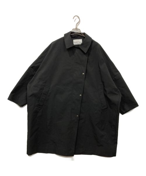 FRAMeWORK（フレームワーク）FRAMeWORK (フレームワーク) 撥水ポンチョトレンチコート ブラック サイズ:36の古着・服飾アイテム