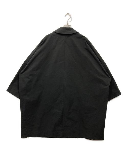 FRAMeWORK（フレームワーク）FRAMeWORK (フレームワーク) 撥水ポンチョトレンチコート ブラック サイズ:36の古着・服飾アイテム