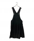BLACK COMME des GARCONSブラックコムデギャルソン）の古着「プリーツ ジャンパースカート/プリーツ サロペット」｜ブラック