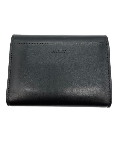BALLY（バリー）BALLY (バリー) Baroque Compact Wallet/三つ折り財布 ブラックの古着・服飾アイテム