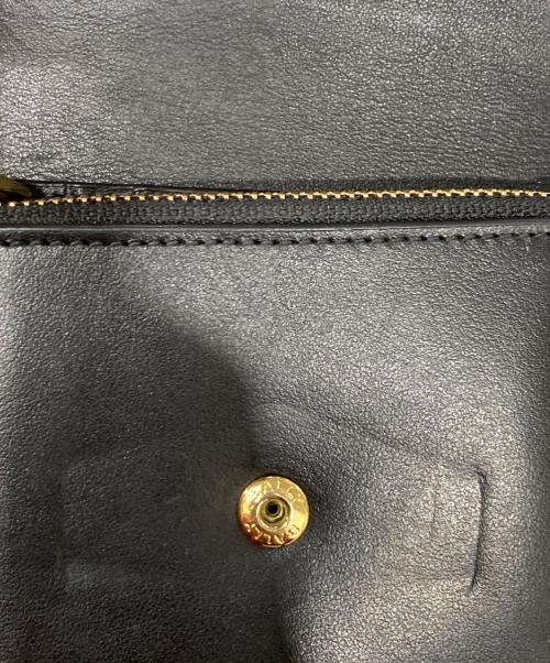 BALLY（バリー）BALLY (バリー) Baroque Compact Wallet/三つ折り財布 ブラックの古着・服飾アイテム