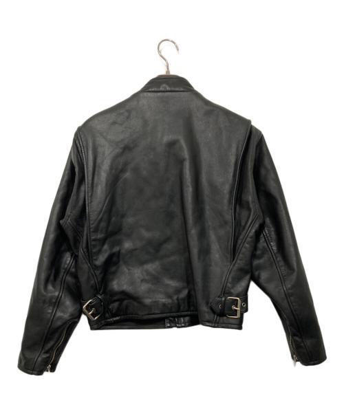 HARLEY-DAVIDSON（ハーレーダビッドソン）HARLEY-DAVIDSON (ハーレーダビッドソン) シングルライダースレザージャケット ブラック サイズ:Lの古着・服飾アイテム