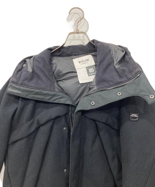 WISLOM（ウィズロム）WISLOM (ウィズロム) ウールダウンジャケット ネイビー サイズ:5の古着・服飾アイテム