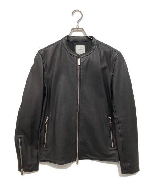 UNITED TOKYO（ユナイテッドトーキョー）UNITED TOKYO (ユナイテッドトーキョー) ラムレザーシングルライダース ブラック サイズ:2の古着・服飾アイテム