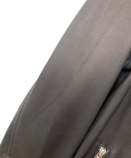 UNITED TOKYO（ユナイテッドトーキョー）UNITED TOKYO (ユナイテッドトーキョー) ラムレザーシングルライダース ブラック サイズ:2の古着・服飾アイテム