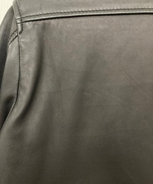 UNITED TOKYO（ユナイテッドトーキョー）UNITED TOKYO (ユナイテッドトーキョー) ラムレザーシングルライダース ブラック サイズ:2の古着・服飾アイテム