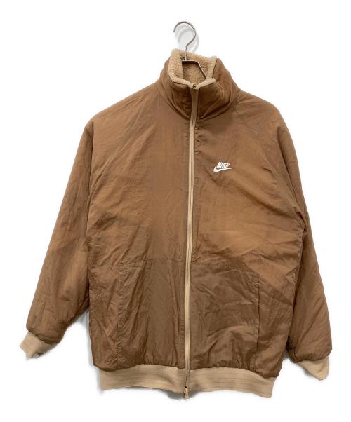 NIKE（ナイキ）NIKE (ナイキ) SWOOSH FULLZIP JACKET/ スウッシュ　フルジップ　ジャケット ベージュ サイズ:Lの古着・服飾アイテム