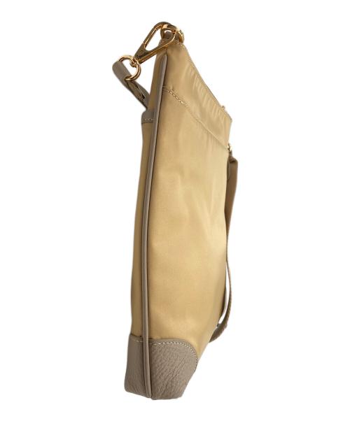COCOCELUX GOLD（ココセリュックスゴールド）COCOCELUX GOLD (ココセリュックスゴールド) POCONO NYLON ショルダー＆ボディハバッグ/ポコノナイロン　ショルダー＆ボディハバッグ ベージュ 未使用品の古着・服飾アイテム