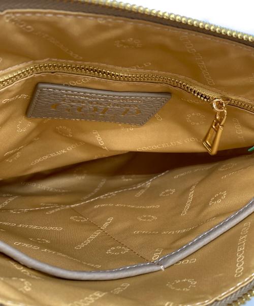COCOCELUX GOLD（ココセリュックスゴールド）COCOCELUX GOLD (ココセリュックスゴールド) POCONO NYLON ショルダー＆ボディハバッグ/ポコノナイロン　ショルダー＆ボディハバッグ ベージュ 未使用品の古着・服飾アイテム