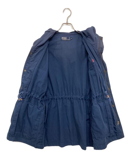 POLO RALPH LAUREN（ポロ・ラルフローレン）POLO RALPH LAUREN (ポロ・ラルフローレン) フーデッドフィールドジャケット ネイビー サイズ:Mの古着・服飾アイテム