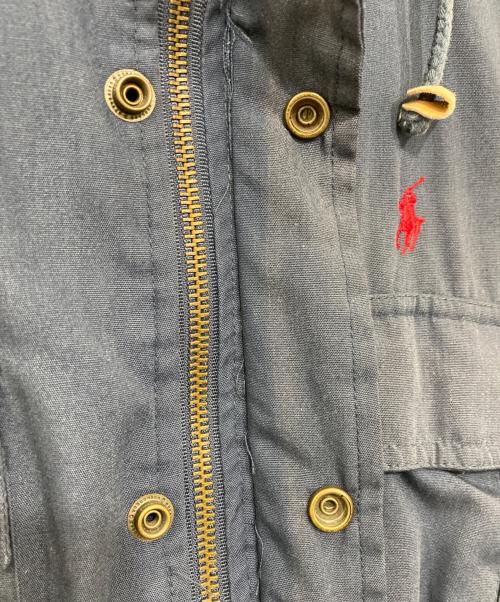 POLO RALPH LAUREN（ポロ・ラルフローレン）POLO RALPH LAUREN (ポロ・ラルフローレン) フーデッドフィールドジャケット ネイビー サイズ:Mの古着・服飾アイテム