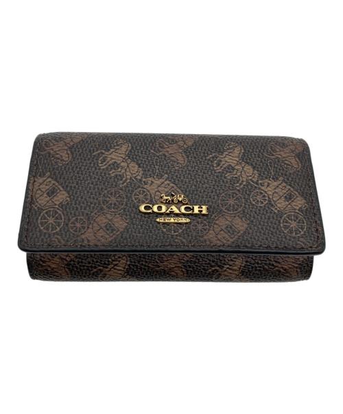 COACH（コーチ）COACH (コーチ) 6連キーケース ブラウンの古着・服飾アイテム