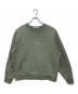 Acne studios（アクネ ストゥディオス）の古着「スタンプロゴスウェットシャツ」｜グリーン