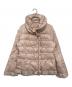 TO BE CHIC（トゥービーシック）の古着「フリルデザイン ダウンジャケット」｜ライトピンク