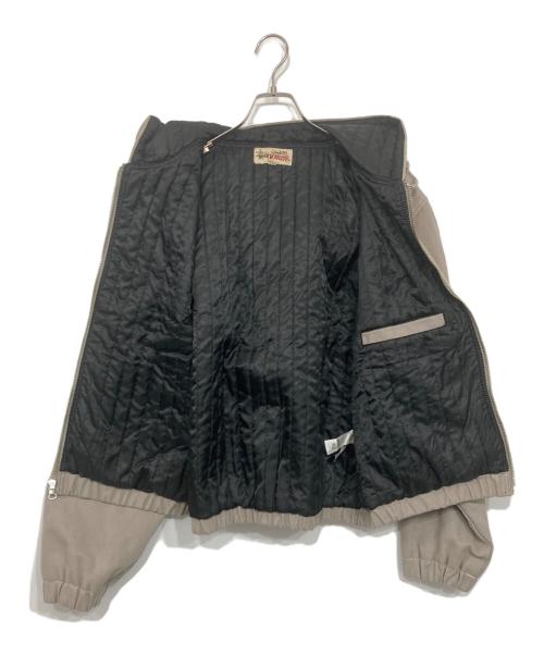stussy（ステューシー）stussy (ステューシー) Work Jacket Contrast Stitch グレー サイズ:Mの古着・服飾アイテム
