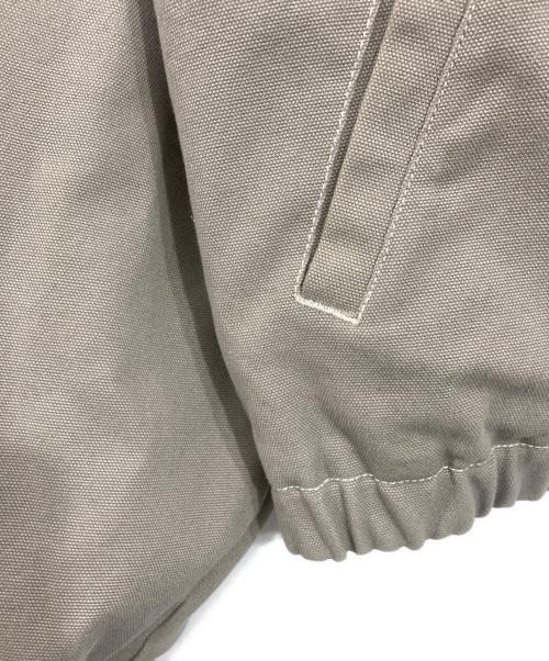 stussy（ステューシー）stussy (ステューシー) Work Jacket Contrast Stitch グレー サイズ:Mの古着・服飾アイテム