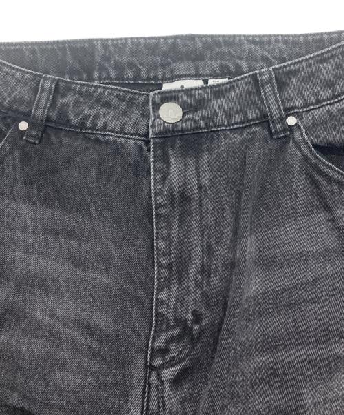 adidas（アディダス）adidas (アディダス) Adilenium シーズン 3 ジップ ウォッシュド デニムパンツ ブラック サイズ:31の古着・服飾アイテム