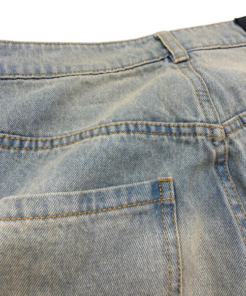 adidas（アディダス）adidas (アディダス) ADILENIUM シーズン 3 ジップ ウォッシュド デニム パンツ ブルー サイズ:31の古着・服飾アイテム