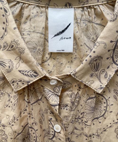 BASCO（バスコ）BASCO (バスコ) 総柄シャツワンピース ベージュ サイズ:3の古着・服飾アイテム