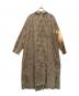 BASCO (バスコ) 総柄シャツワンピース ベージュ サイズ:3：5000円