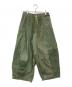 Rebuild by Needles（リビルドバイニードルス）の古着「再構築ヒザデルパンツ リメイクカーゴパンツ」｜グリーン