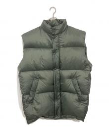 JANE SMITH（ジェーンスミス）の古着「22AW NYLON TAFFETA OVERSIZED DOWN VEST」｜グリーン