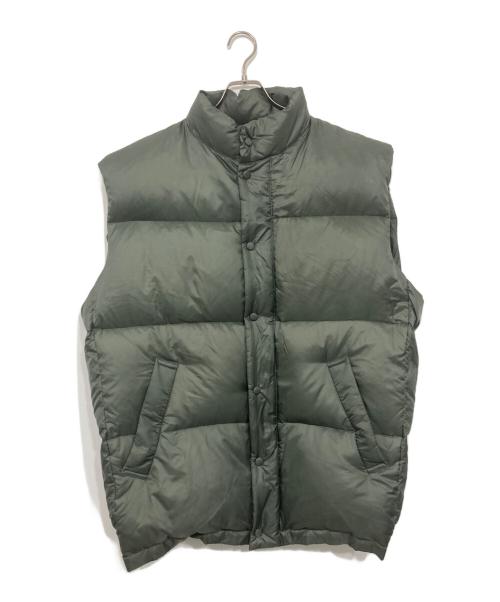 JANE SMITH（ジェーンスミス）JANE SMITH (ジェーンスミス) 22AW NYLON TAFFETA OVERSIZED DOWN VEST グリーン サイズ:Lの古着・服飾アイテム