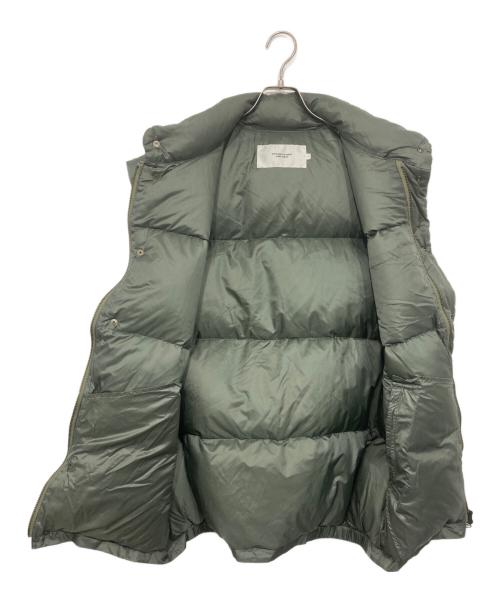 JANE SMITH（ジェーンスミス）JANE SMITH (ジェーンスミス) 22AW NYLON TAFFETA OVERSIZED DOWN VEST グリーン サイズ:Lの古着・服飾アイテム