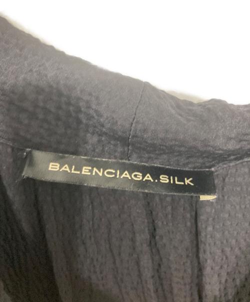 BALENCIAGA（バレンシアガ）BALENCIAGA (バレンシアガ) シルクワンピース ブラック サイズ:38の古着・服飾アイテム