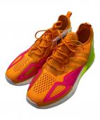 adidasアディダス）の古着「ZX 2K BOOST “White/Bright Orange/Semi Solar Pink” ゼットエックス・ツーケー・ブースト ホワイト／ブライトオレンジ／セミソーラーピンク FY4004」｜オレンジ×ピンク