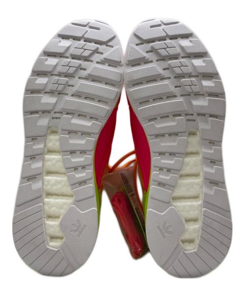 adidas（アディダス）adidas ZX 2K BOOST “White/Bright Orange/Semi Solar Pink” ゼットエックス・ツーケー・ブースト ホワイト／ブライトオレンジ／セミソーラーピンク FY4004 サイズ:26.5cmの古着・服飾アイテム