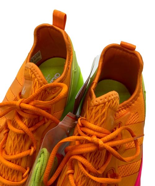 adidas（アディダス）adidas ZX 2K BOOST “White/Bright Orange/Semi Solar Pink” ゼットエックス・ツーケー・ブースト ホワイト／ブライトオレンジ／セミソーラーピンク FY4004 サイズ:26.5cmの古着・服飾アイテム