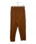 BATONER (バトナ―) HYPER TWIST WOOL RIB PANT/超強撚糸ウールリブニットパンツ ブラウン サイズ:2：6000円
