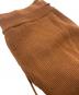 中古・古着 BATONER (バトナ―) HYPER TWIST WOOL RIB PANT/超強撚糸ウールリブニットパンツ ブラウン サイズ:2：6000円