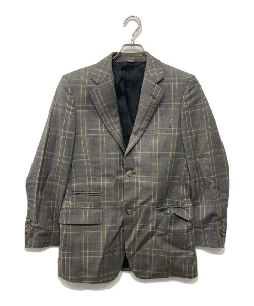 STELLA McCARTNEY（ステラマッカートニー）STELLA McCARTNEY (ステラマッカートニー) チェックテーラードジャケット グレー サイズ:44の古着・服飾アイテム
