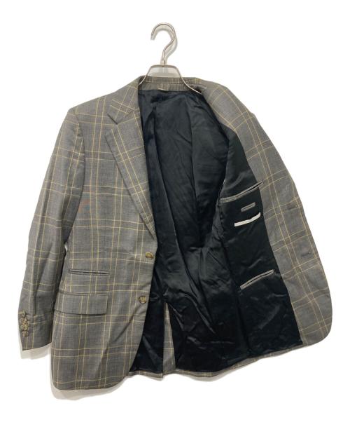 STELLA McCARTNEY（ステラマッカートニー）STELLA McCARTNEY (ステラマッカートニー) チェックテーラードジャケット グレー サイズ:44の古着・服飾アイテム