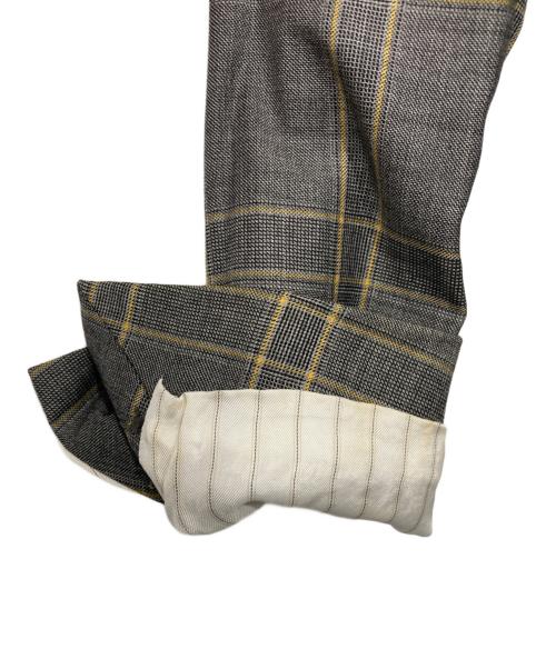 STELLA McCARTNEY（ステラマッカートニー）STELLA McCARTNEY (ステラマッカートニー) チェックテーラードジャケット グレー サイズ:44の古着・服飾アイテム