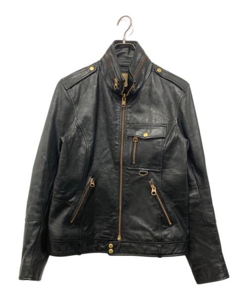 AVIREX（アヴィレックス）AVIREX (アヴィレックス) レザージャケット ブラック サイズ:Lの古着・服飾アイテム