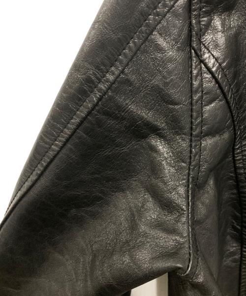 AVIREX（アヴィレックス）AVIREX (アヴィレックス) レザージャケット ブラック サイズ:Lの古着・服飾アイテム