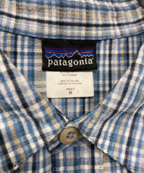 Patagonia（パタゴニア）Patagonia (パタゴニア) Puckerware Shirt/パッカーウェアシャツ ブルー サイズ:Mの古着・服飾アイテム