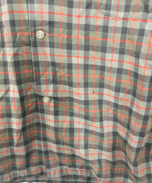 TOWN CRAFT（タウンクラフト）TOWN CRAFT (タウンクラフト) 襟芯チェックシャツ グレー サイズ:Mの古着・服飾アイテム