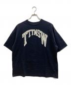 TTT MSWティー）の古着「College logo tee/カレッジロゴ Tシャツ」｜ネイビー