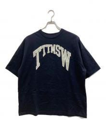 TTT MSW（ティー）の古着「College logo tee/カレッジロゴ Tシャツ」｜ネイビー